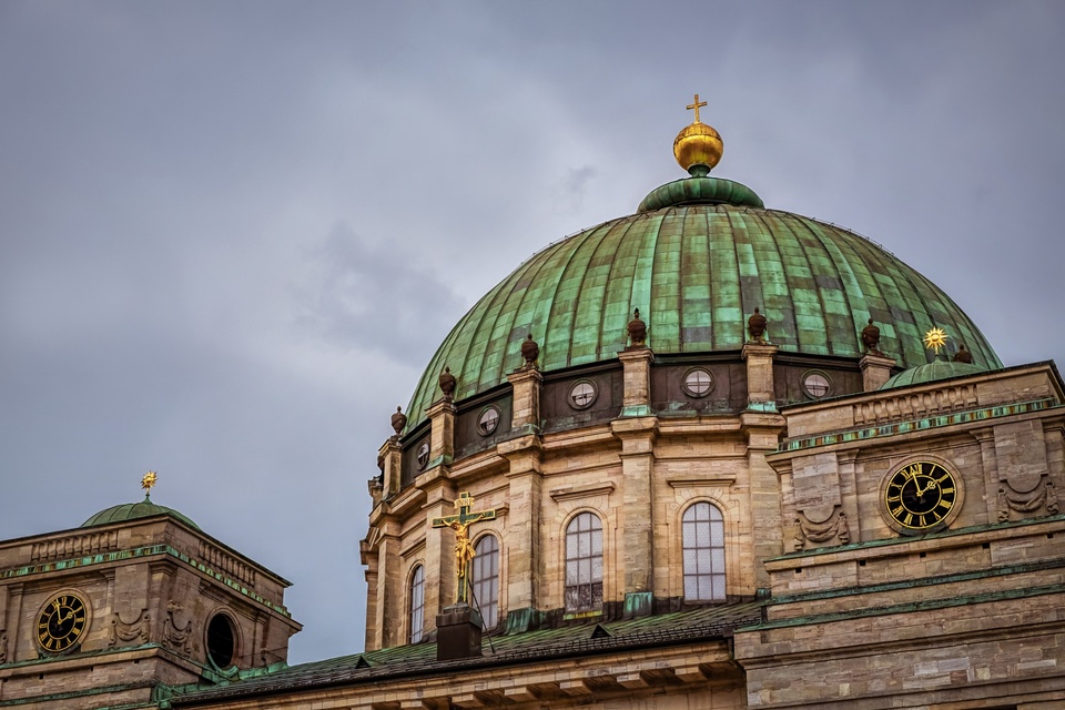 Blick auf die Kuppel des Doms von St. Blasien