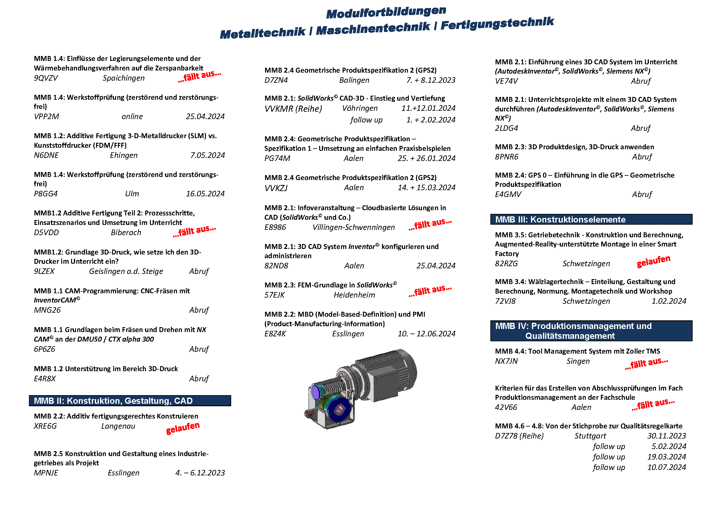 Modulfortbildungen Metalltechnik / Maschinentechnik / Fertigungstechnik  - Barrierefrei pdf  Seite 2