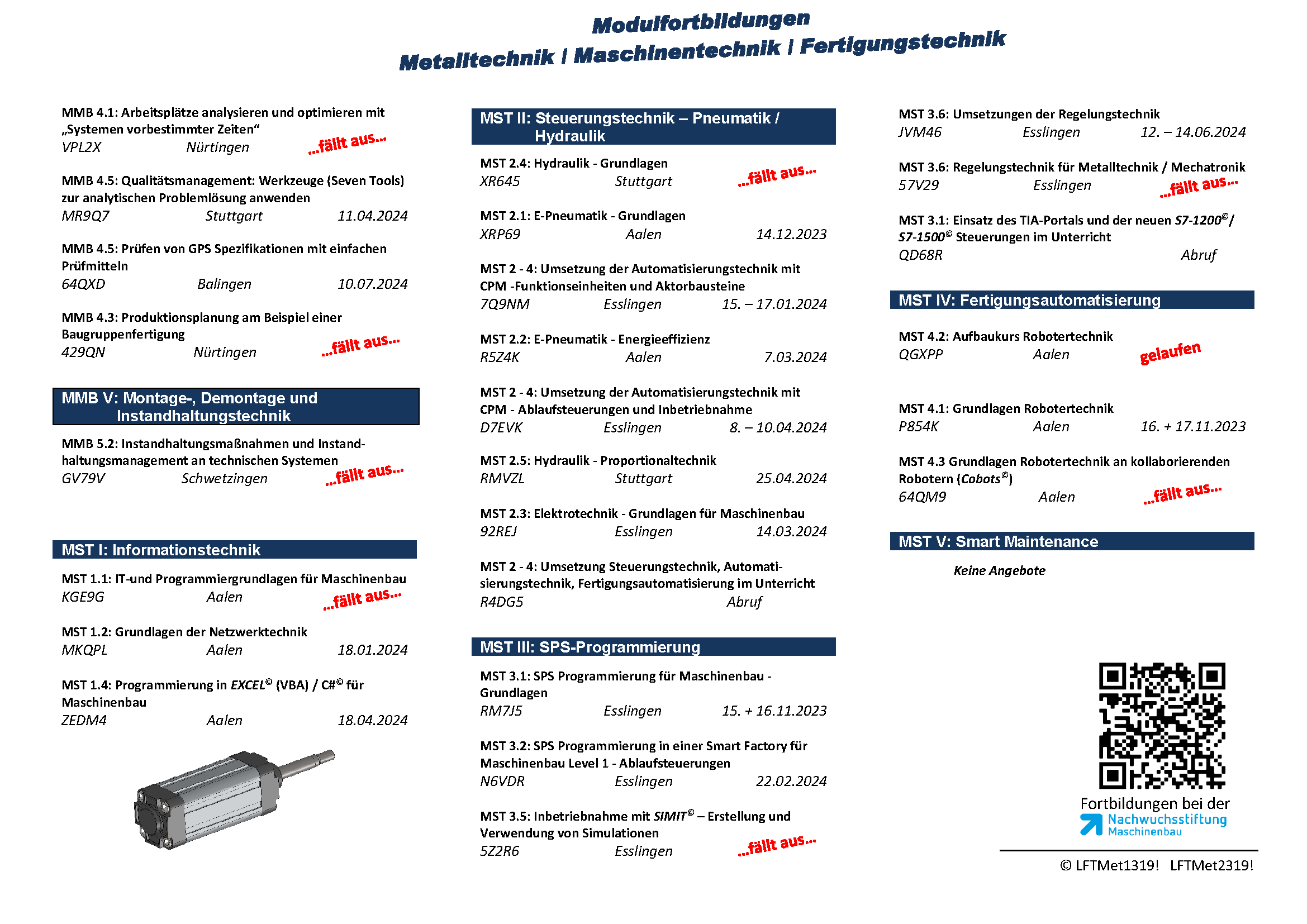 Modulfortbildungen Metalltechnik / Maschinentechnik / Fertigungstechnik  - Barrierefrei pdf Seite 3