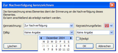 Nachrichten nachverfolgen