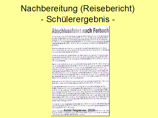 Nachbereitung 2