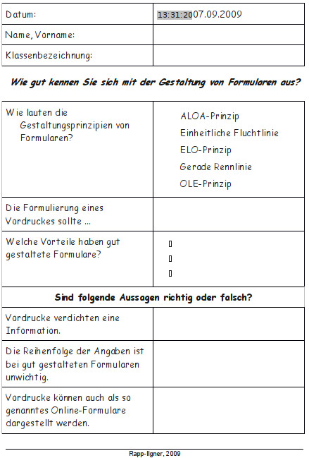 Testen Sie Ihr Wissen! 