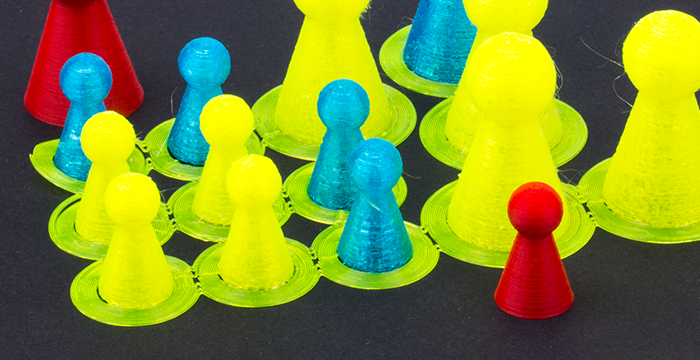 mehrere Spielfiguren