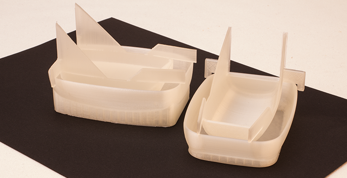 Schalung mit Gußform für den inneeren Hohlraum