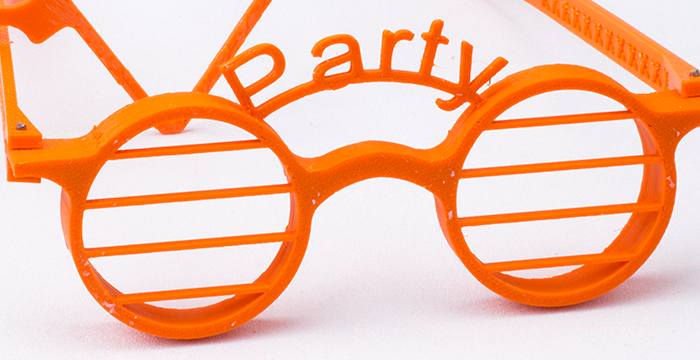 orange Partybrille