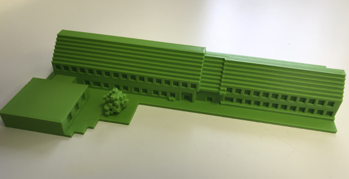 Gedrucktes Schulhaus