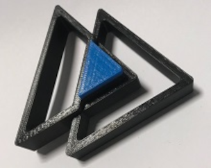 Logo bestehend aus zwei Dreiecken