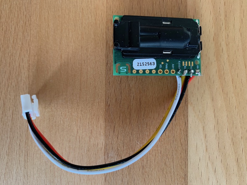 SCD30 von Sensirion Rückansicht