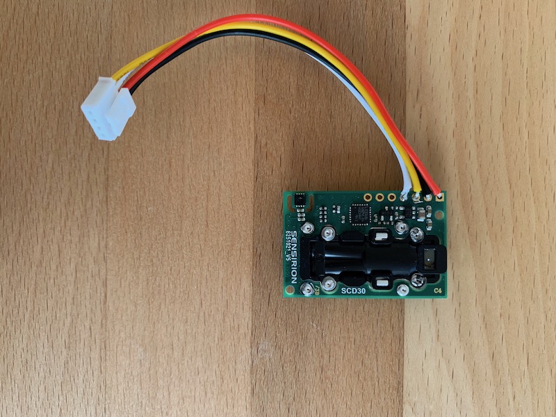 SCD30 von Sensirion Vorderansicht