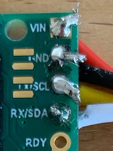 Anschluss des Grove-Kabels