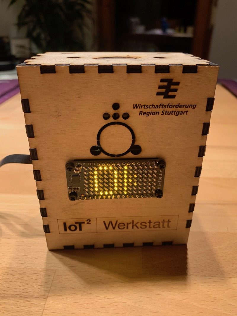 Gehäuse aus dem Lasercutter