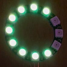 NeoPixel-Ring gelb