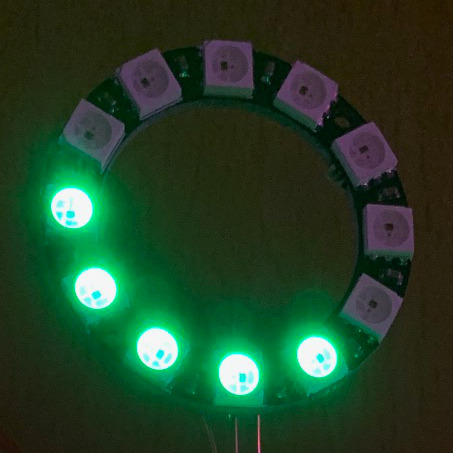 NeoPixel-Ring grün