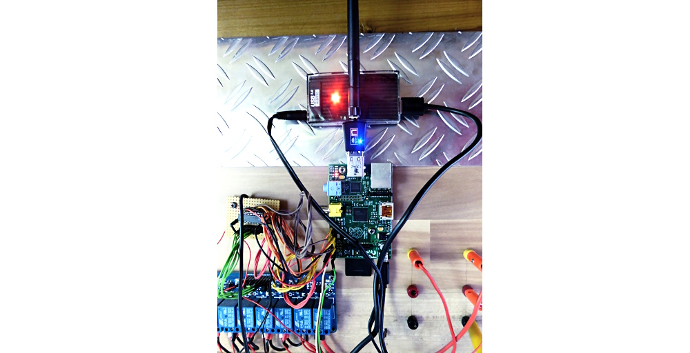 Raspberry mit WLAN und Relaiskarte