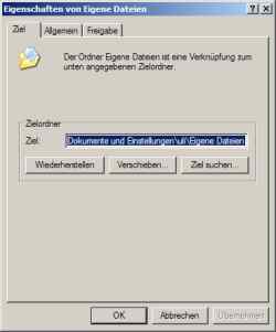 Eigenschaft von Eigene Dateien