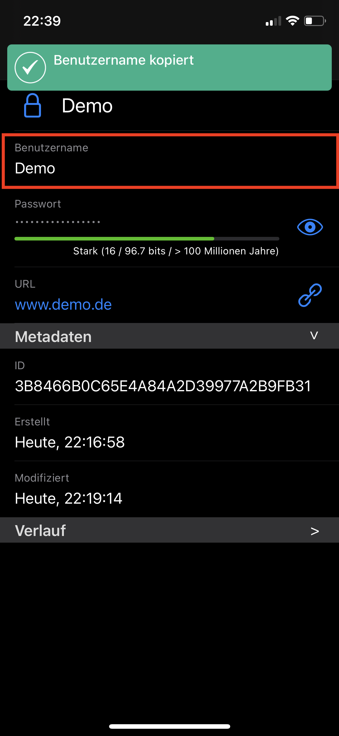 Benutzernamen kopieren - Icon