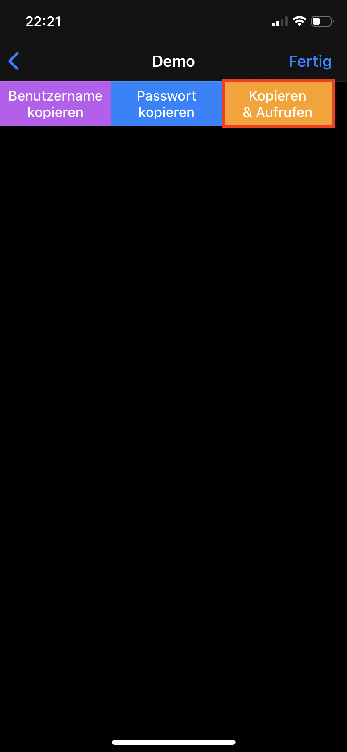 Attribute kopieren - Menü