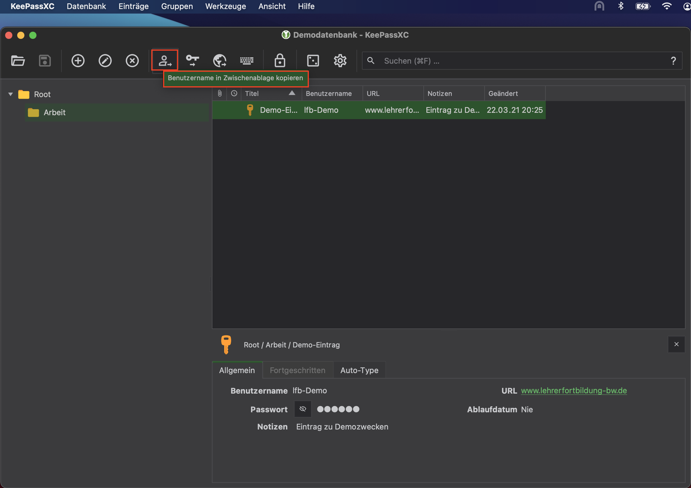 Benutzernamen kopieren - Icon