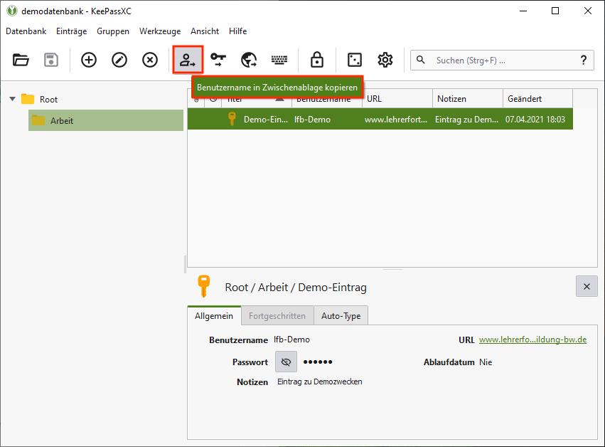 Benutzernamen kopieren - Icon