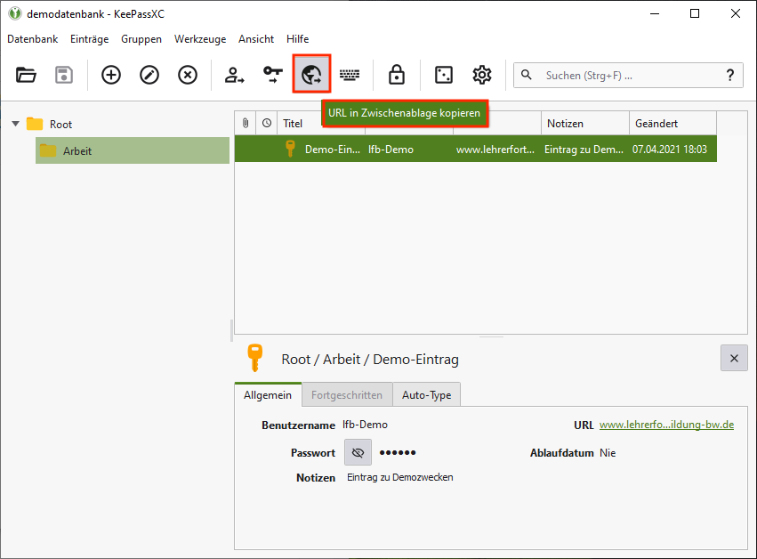 Attribute kopieren - Icon