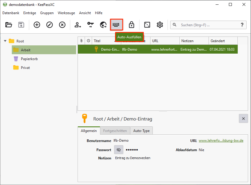 Passwort kopieren - Icon