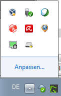 VeraCrypt-Icon in der Windows-7-Taskleiste