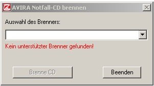 brenner nicht gefunden