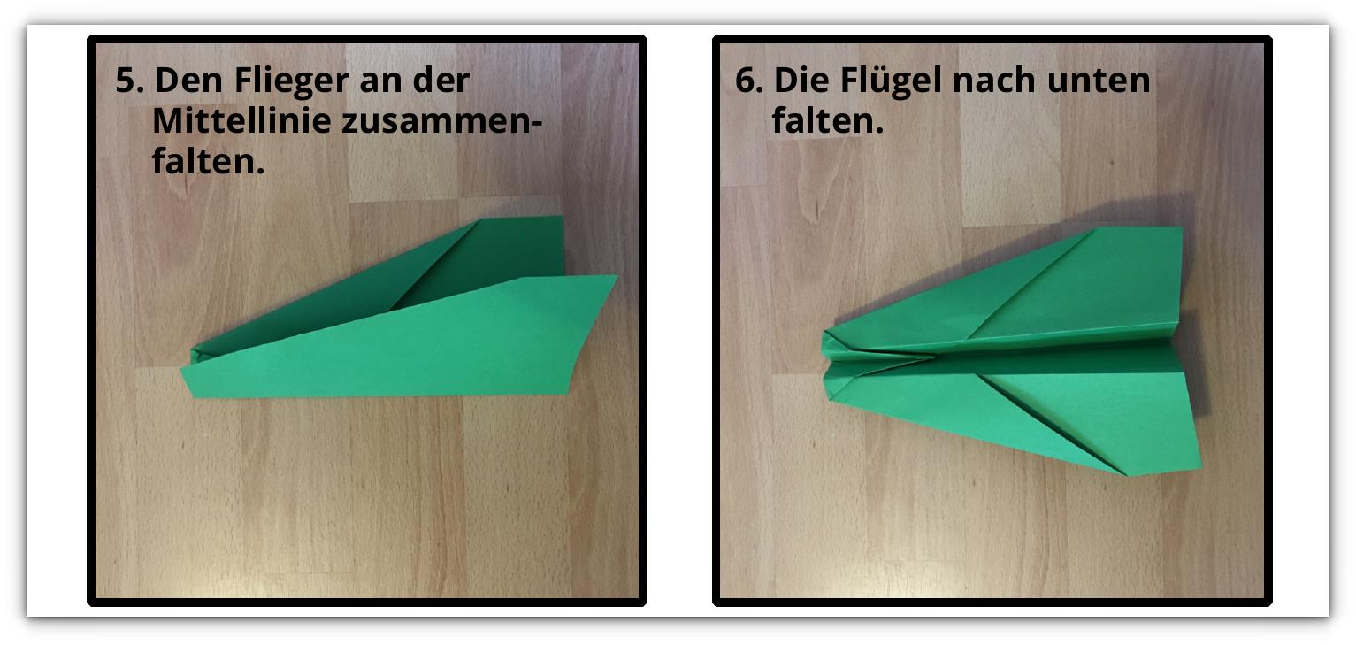 Anleitung Papierflieger