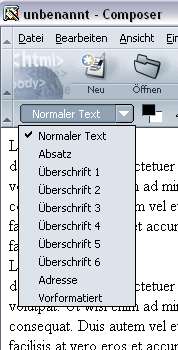 Formatvorlage zuweisen