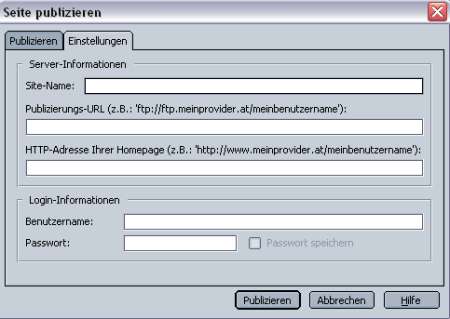 einstellungen vornehmen