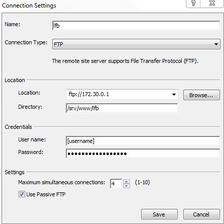 FTP-Settings