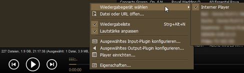 Wiedergabegerät wählen
