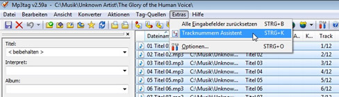 Tracknummer Assistent