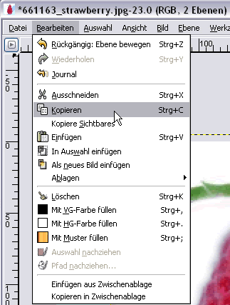 Bearbeiten / Kopieren