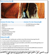 chaotische Formatierung