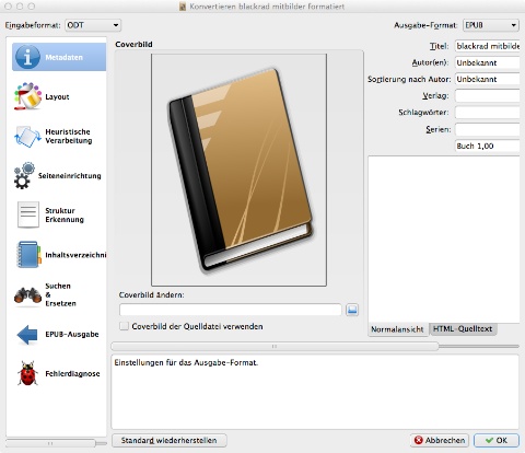 Calibre konvertieren