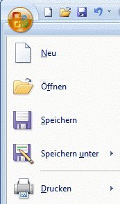 Schaltfläche Office