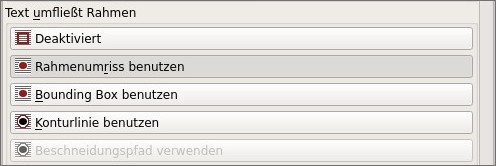Bildrahmen Eigenschaften einstellen