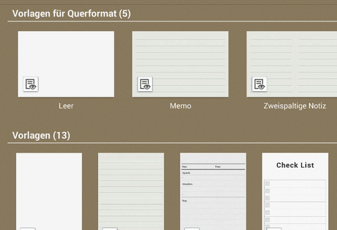 Vorlagen