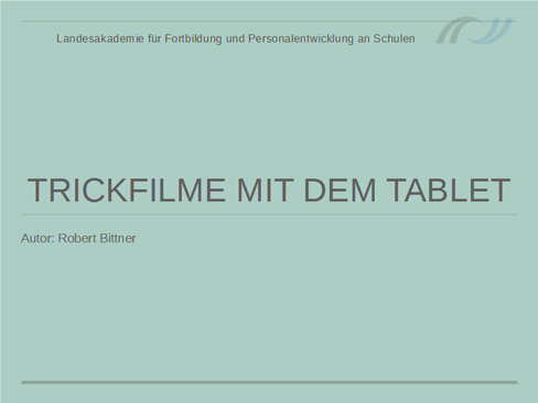 Pr&auml;sentation tablets