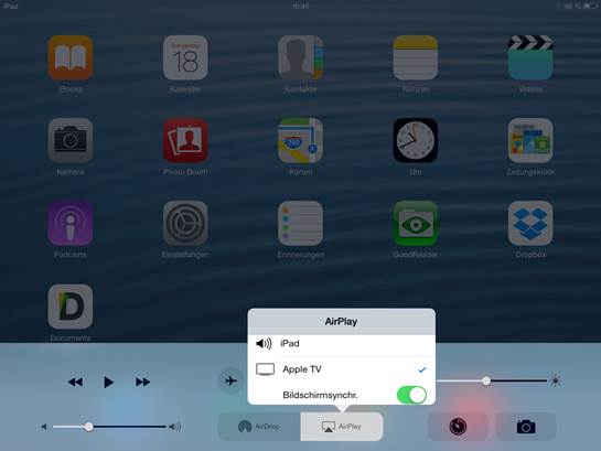 Mit AirPlay verbinden