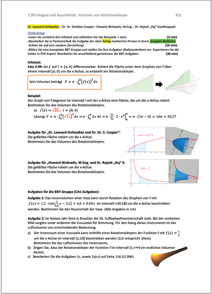 Schülerarbeitsblatt