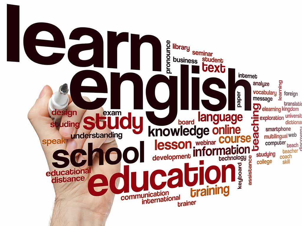 Das Bild zeigt eine Wortwolke mit englischen Begriffen