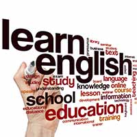 Wortwolke Englische Begriffe