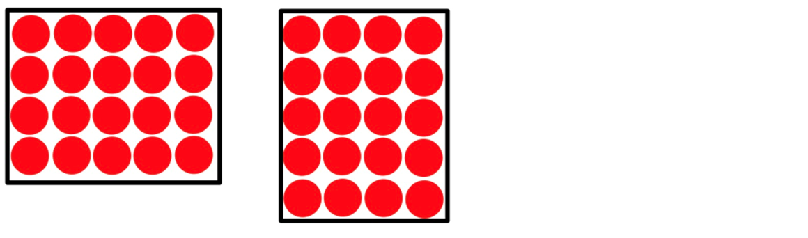 Rechteck-Punktefeld zur Maulaufgabe 4 · 5 sowie zur Malaufgabe 5 · 4.