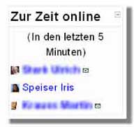 Zur Zeit online