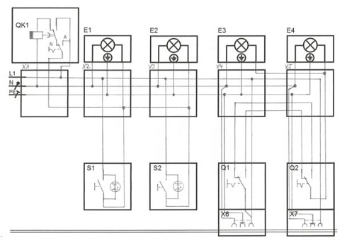 Vorlage für Schaltplan