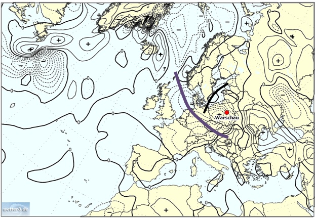 Hebung durch Luftmassenverfrachtung