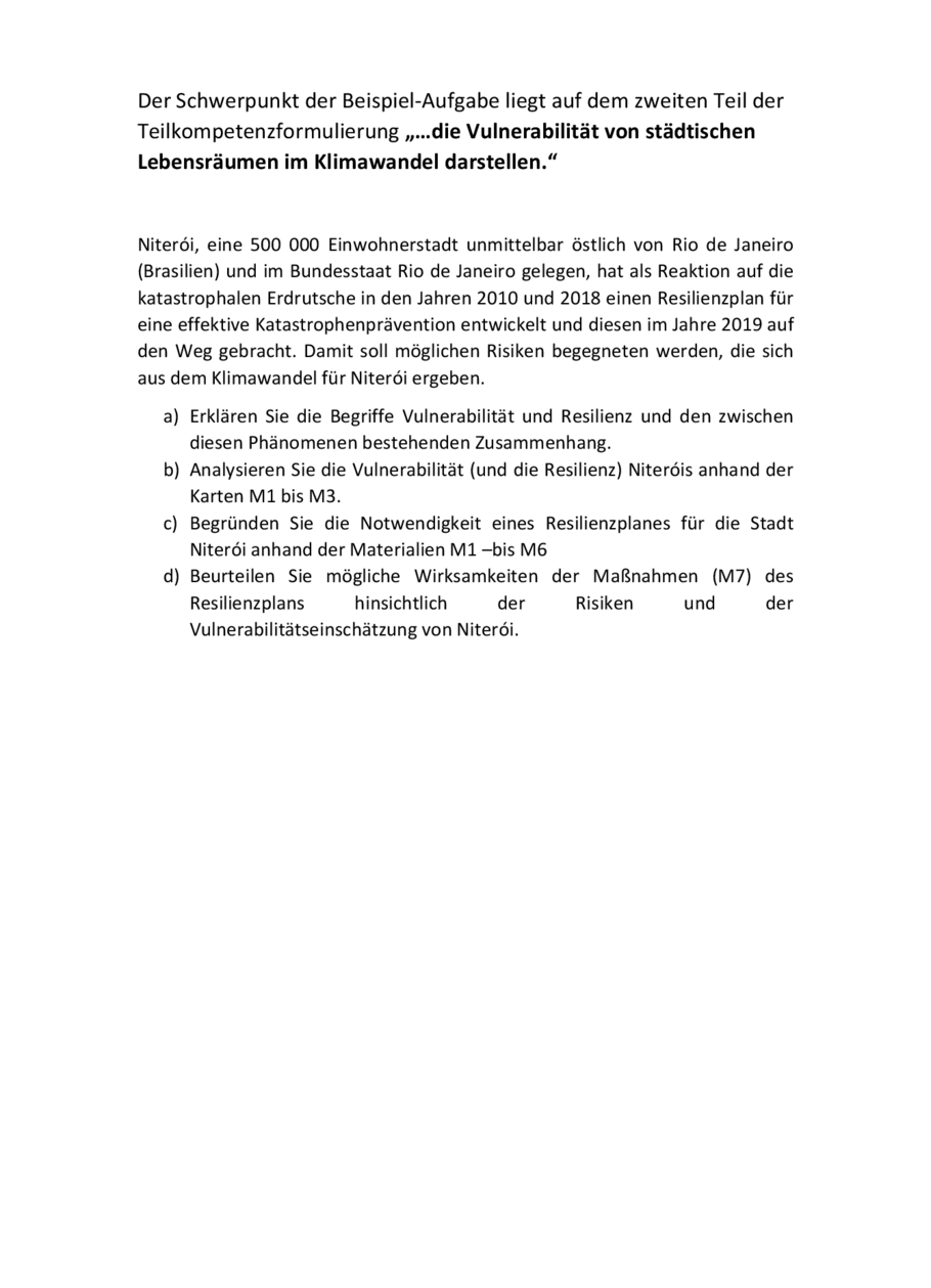 Vulnerabilität von städtischen Lebensräumen im Klimawandel, Seite 1