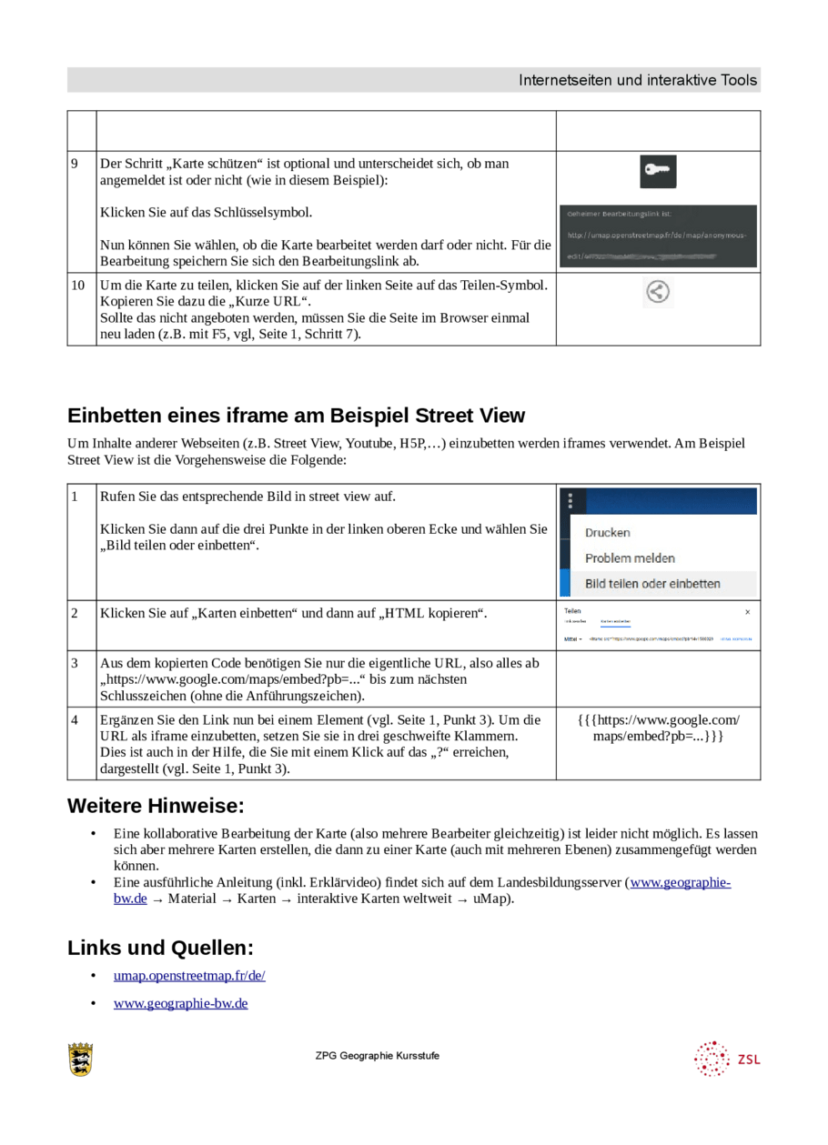 Anleitung: uMap, Seite 2